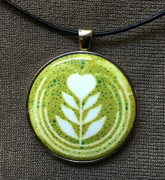 Focus on Coffee Lovers-Barista Green Tea Latte necklaces