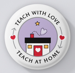 Home-Teach With Love-Teach At Home-magnets