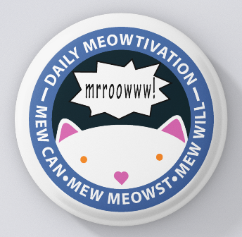 Animal Lovers-Meowtivation-Mew Can. Mew Meowst. Mew Will.-magnets