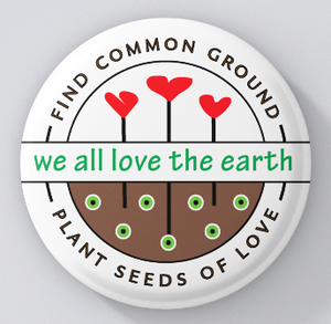 Common Ground-We All Love The Earth-pins
