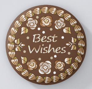 Chattacakes-Best Wishes-Chocolate w Chocolate Icing-magnets