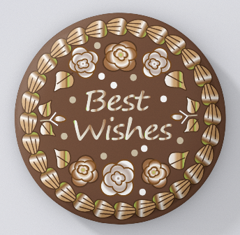 Chattacakes-Best Wishes-Chocolate w Chocolate Icing-magnets