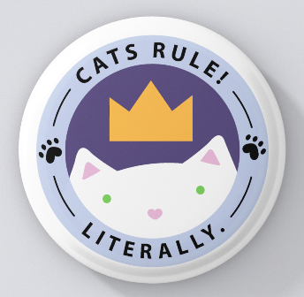 Animal Lovers-Cats Rule. Literally. magnets
