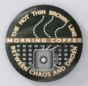 Chalkboard Cafe-The Thin Brown Line-magnets
