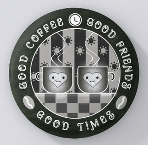 Chalkboard Cafe-Good Coffee.Good Friends.Good Times. magnets