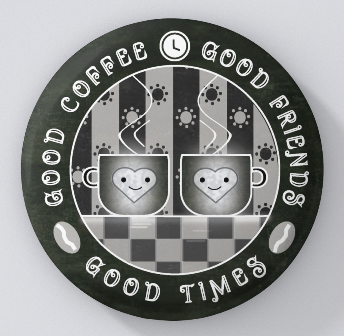 Chalkboard Cafe-Good Coffee.Good Friends.Good Times. magnets