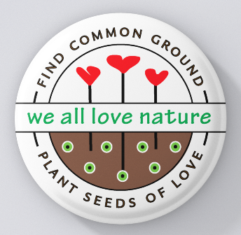 Common Ground-We All Love Nature-pins