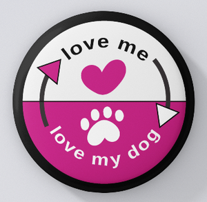 Animal Lovers-Love Me Love My Dog-pins