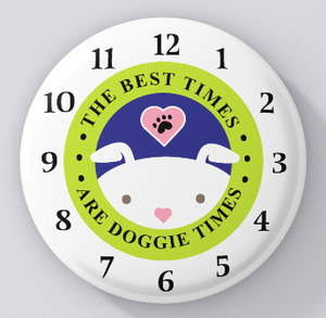 Animal Lovers-The Best Time is Doggie Time-magnets