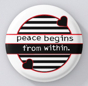 Peaceniks-Peace Begins From Within-pins