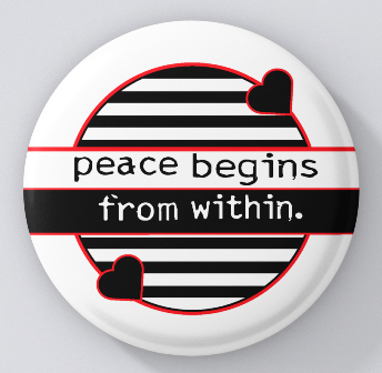 Peaceniks-Peace Begins From Within-pins
