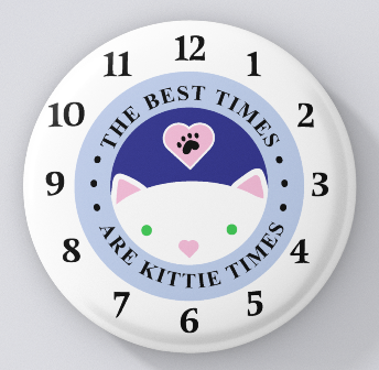 Animal Lovers-The Best Time Is Kittie Time-magnets