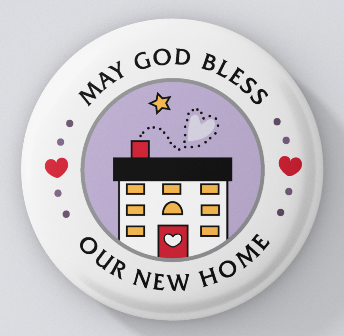 Home-May God Bless Our New Home (apt) magnets