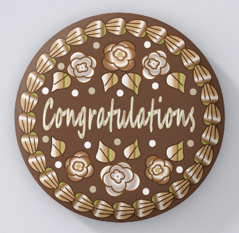 Chattacakes-Congratulations-Chocolate on Chocolate-magnets