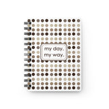 Coffee Cream Chart Dots 5X7 Journals